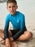 Рашгард для мальчика Next E65-673, Темно-синий, Голубой