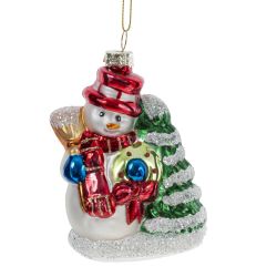 GAEM Украшение новогоднее "Снеговик", L8 W5 H12 см