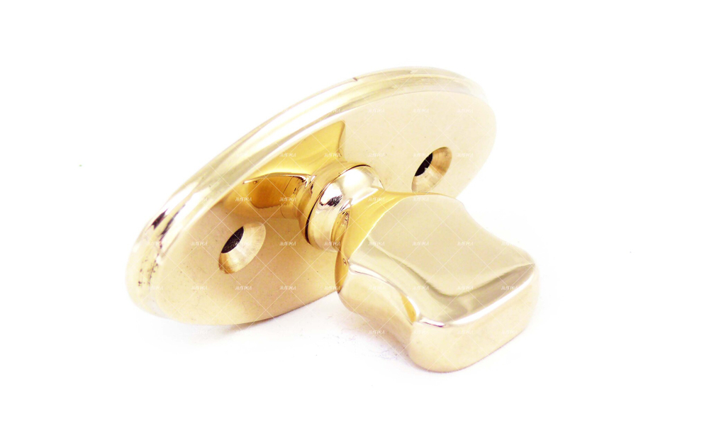 Завертка фиксатор замка латунь дверная Изящная