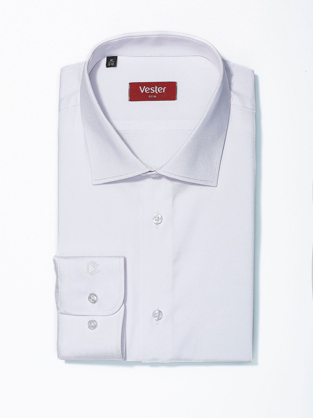 Сорочка мужская VESTER длинный рукав, цвет белый, бамбуковое волокно 51518 29