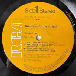Винтажная виниловая пластинка LP Bonnie Tyler Goodbye To The Island (Japan 1981) (Obi)