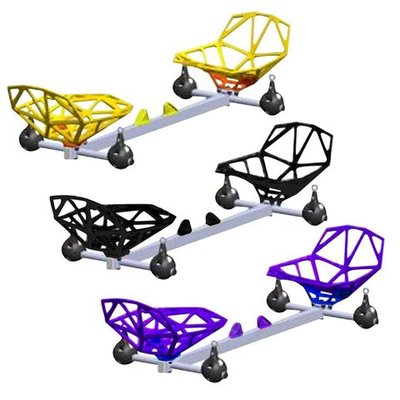 Качели парные непрозрачные