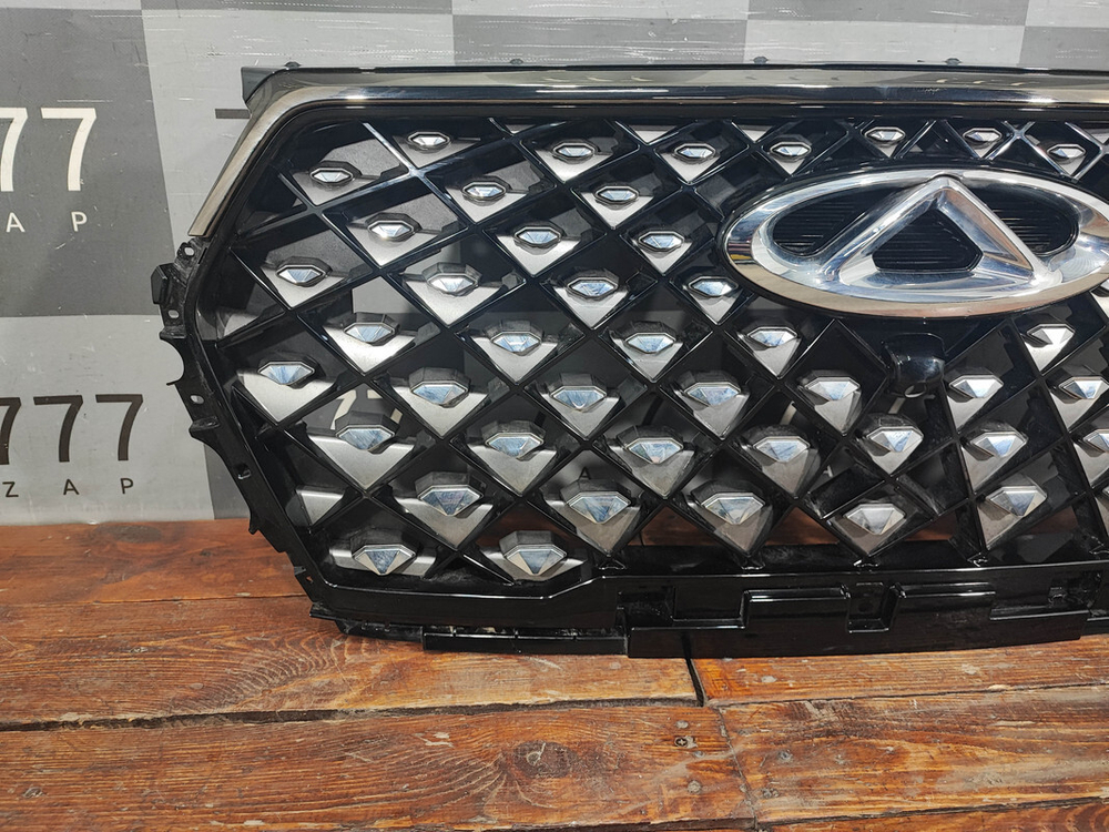 Решетка радиатора Chery Tiggo 7 Pro Plug-in Hybrid 23-нв Б/У Оригинал 602002907AA