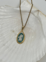 Кулон Wedgwood тёмно-зелёный