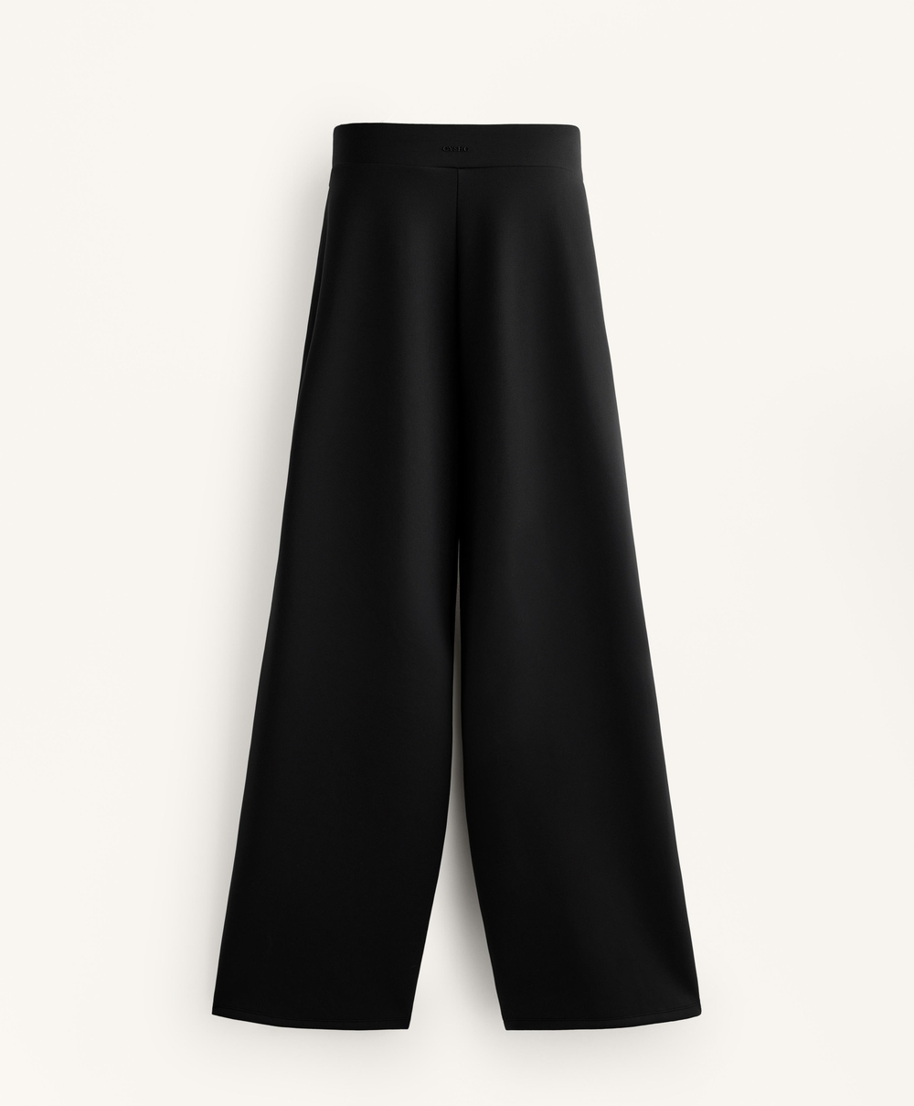 OYSHO Брюки с высокой посадкой, черный