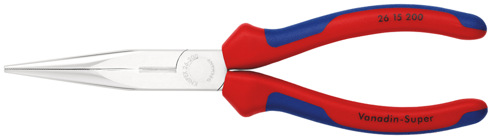 Длинногубцы хромированные KNIPEX 200 мм 2615200