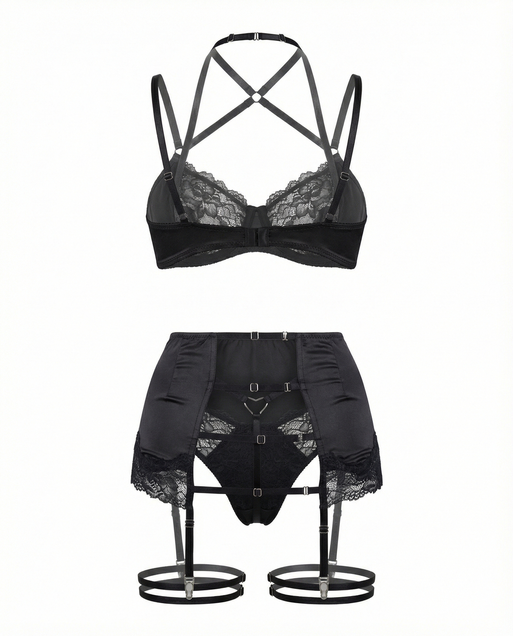 Гартеры к комплекту Селин Black