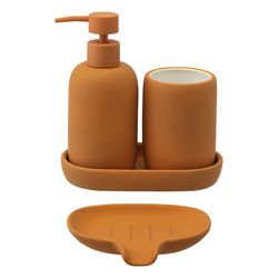 Диспенсер для жидкого мыла Flow, 290 мл, терракотовый