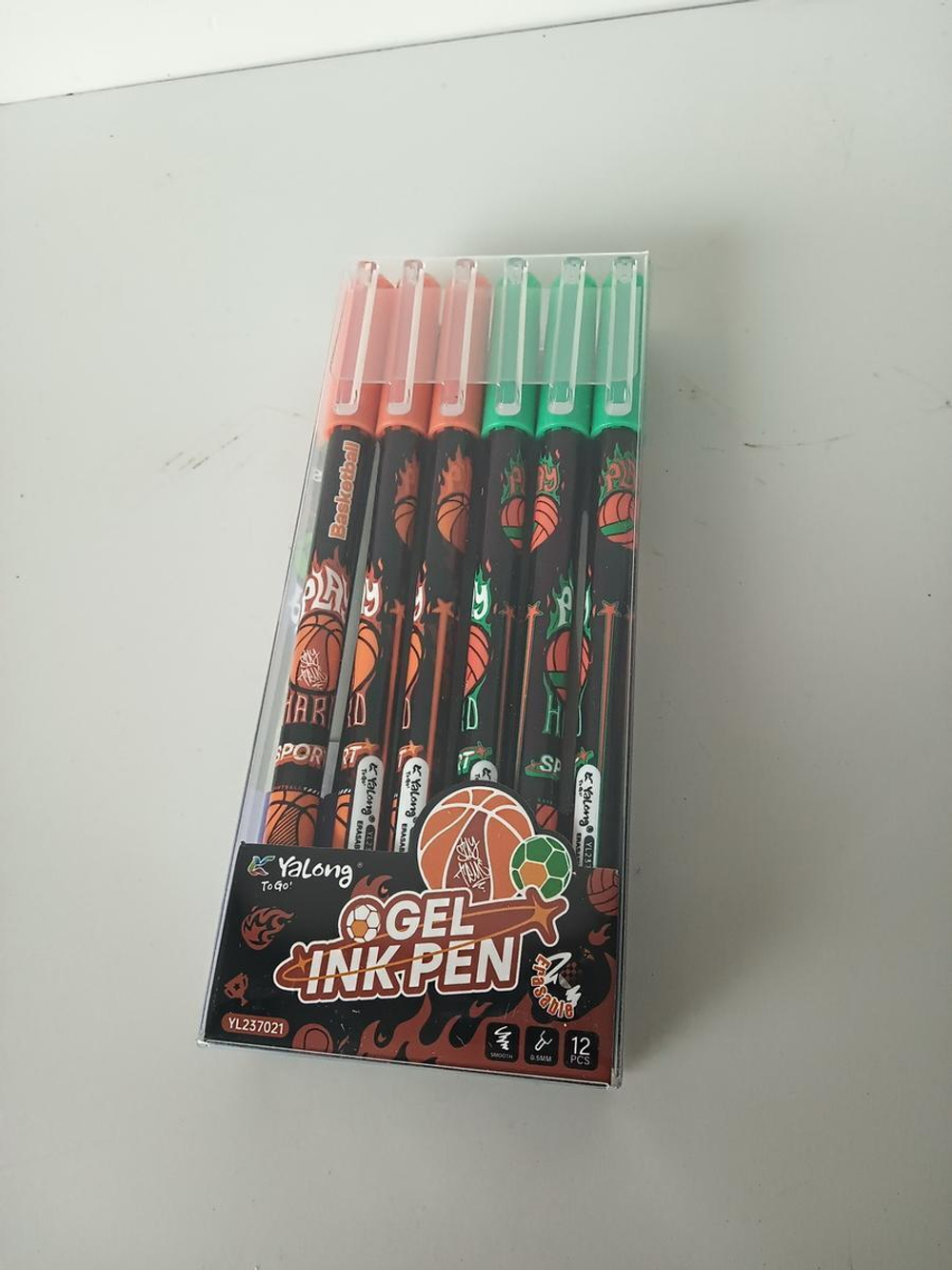 Ручка пиши-стирай "Мячи" 0,5мм, синяя, 4 вида микс