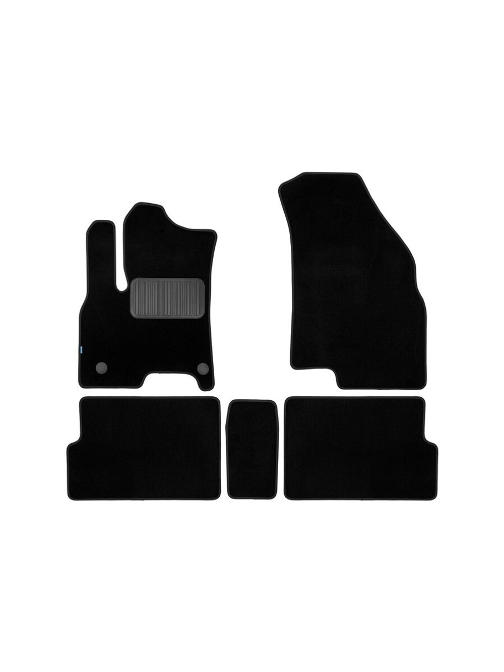 Коврики в салон для Xcite X-Cross 7 2024 - Внедорожник 5 дв. 5шт. (текстиль) арт.KLEVER05.A71181.110KH