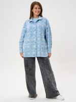 Рубашка Вселенная Виотекс ГОЛУБОЙ