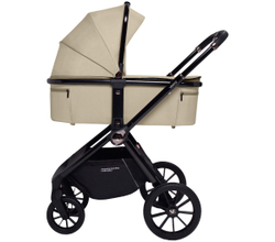 Детская коляска Sweet Baby Vento Black 2 в 1 Beige