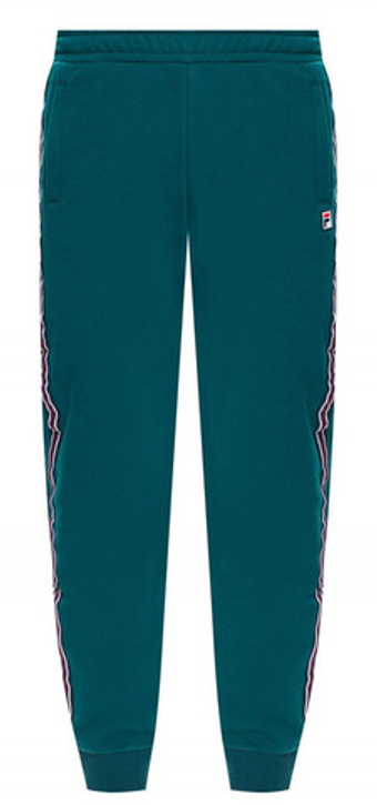 Мужские теннисные штаны Fila Hemi Track Pants Men - зеленый