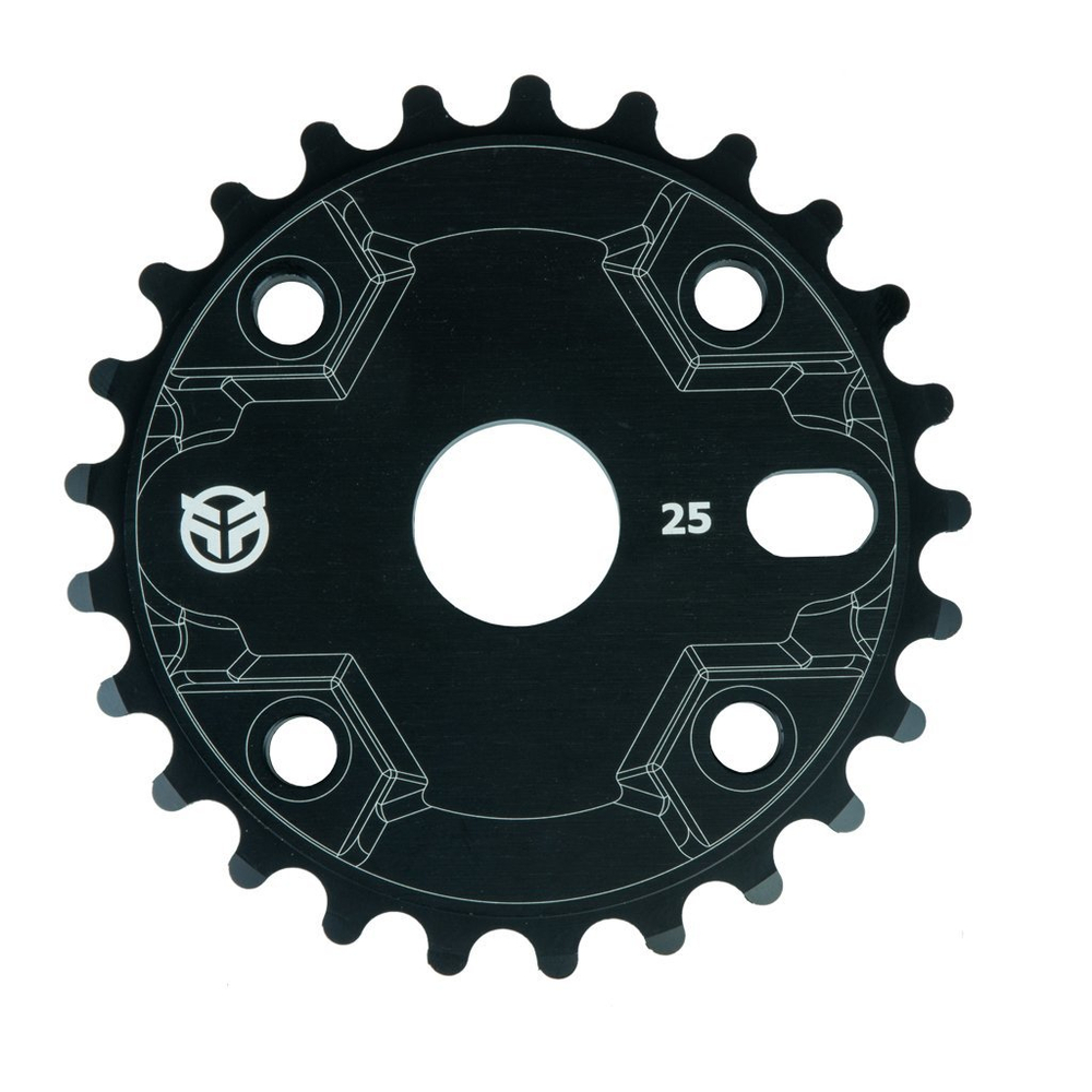 BMX Звезда Federal Impact Guard Sprocket 28T Black