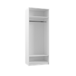 МС Мадера Шкаф ШМ2 800*2100*520 (лдсп белый)