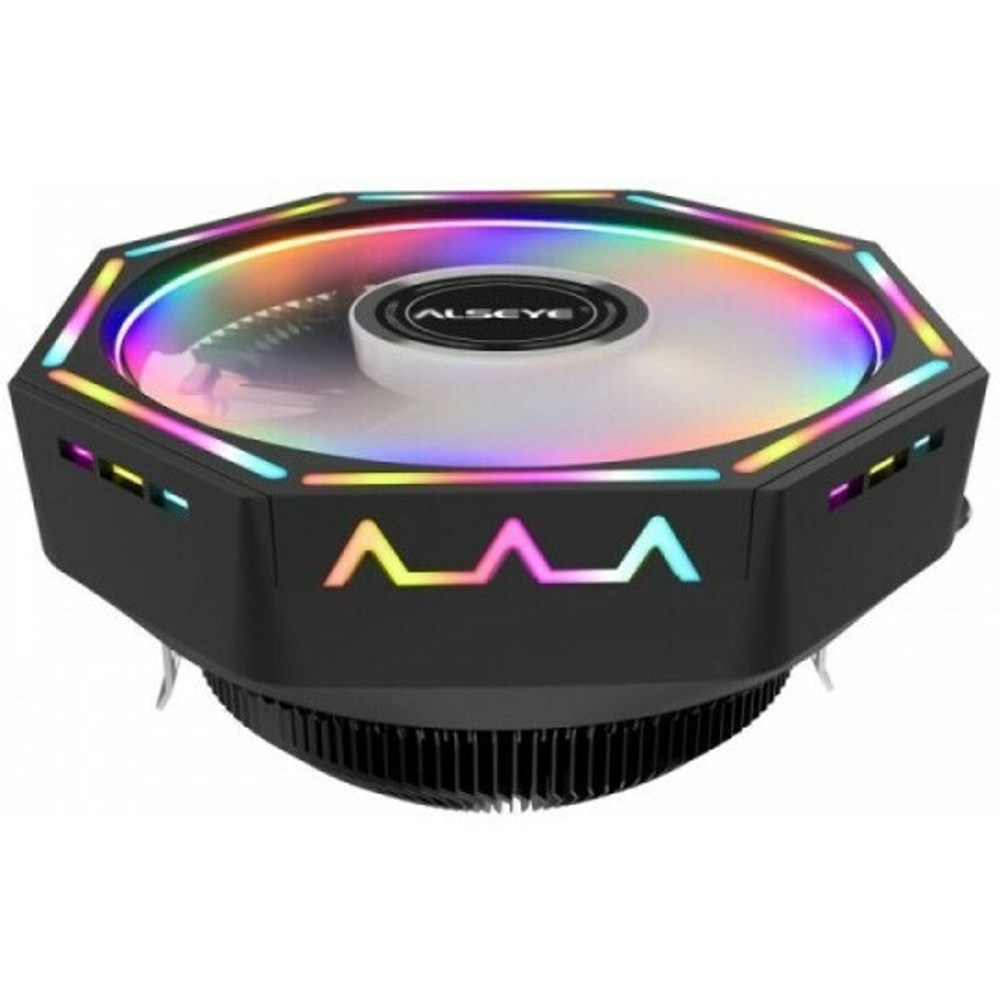 Кулер для CPU Alseye O120Z Plus, 1х120мм, 600-2000rpm, 4-pin, Al, черный-белый/FRGB, 52.6CFM, 33.8дБ, TDP 95Вт, INTEL 1700/1200/115x/775, AMD AM5/AM4/AM3(+)/AM2(+) (AS.01.04.0005)