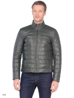 Куртка мужская кожаная весна-осень