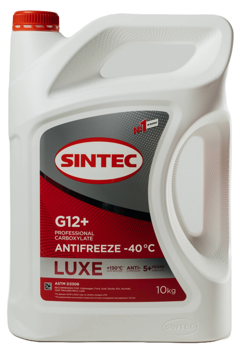Антифриз Sintec LUX -40 G12+ 10кг