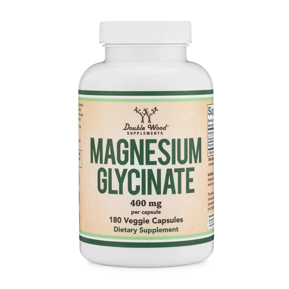 Double Wood Supplements - Magnesium Glycinate 180 capsules