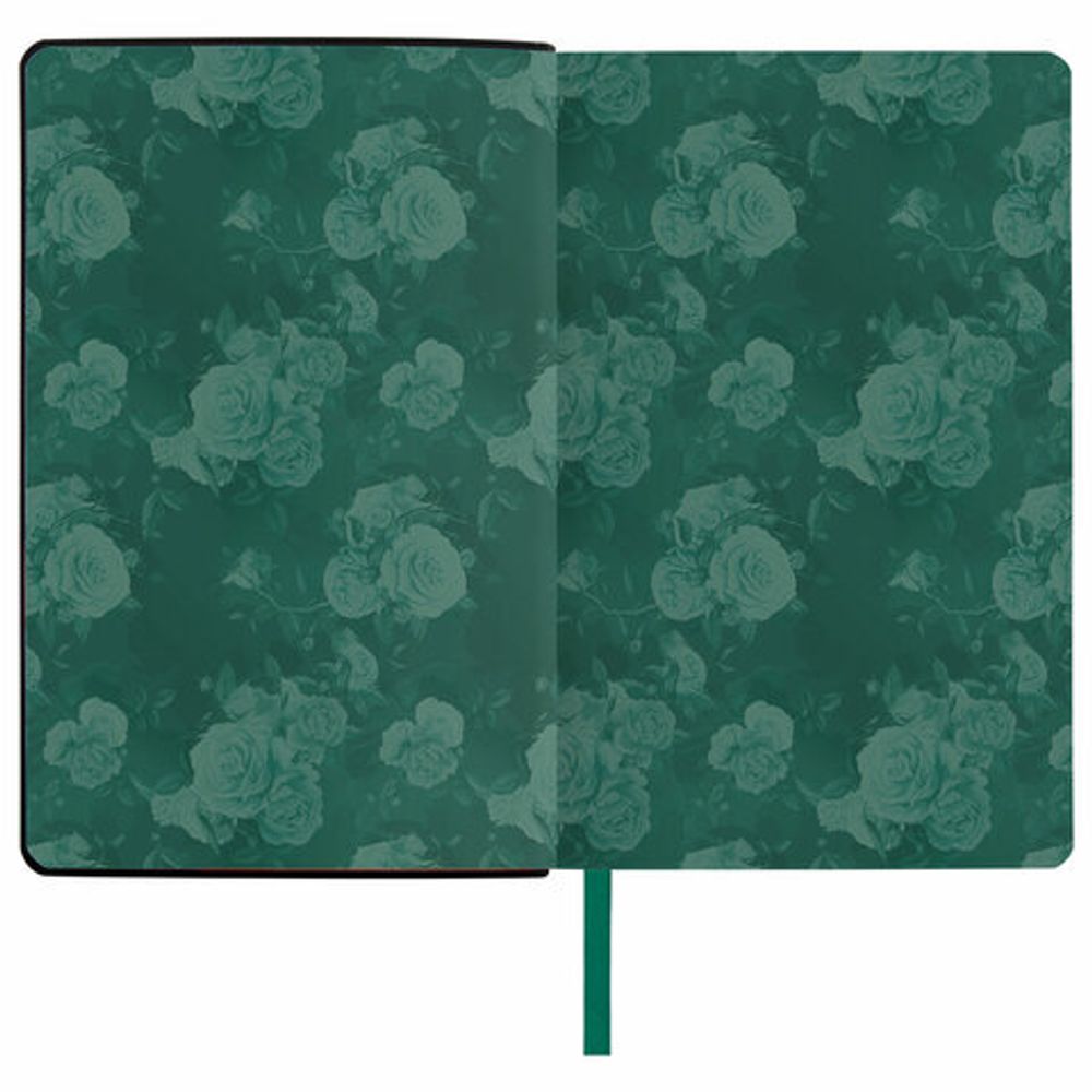 Ежедневник недатированный А5 (138х213 мм), BRAUBERG VISTA, под кожу, твердый, 136 л., "Rose", 112019