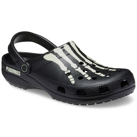 Crocs Pleasures x Classic Clog 'Skeleton Glow'