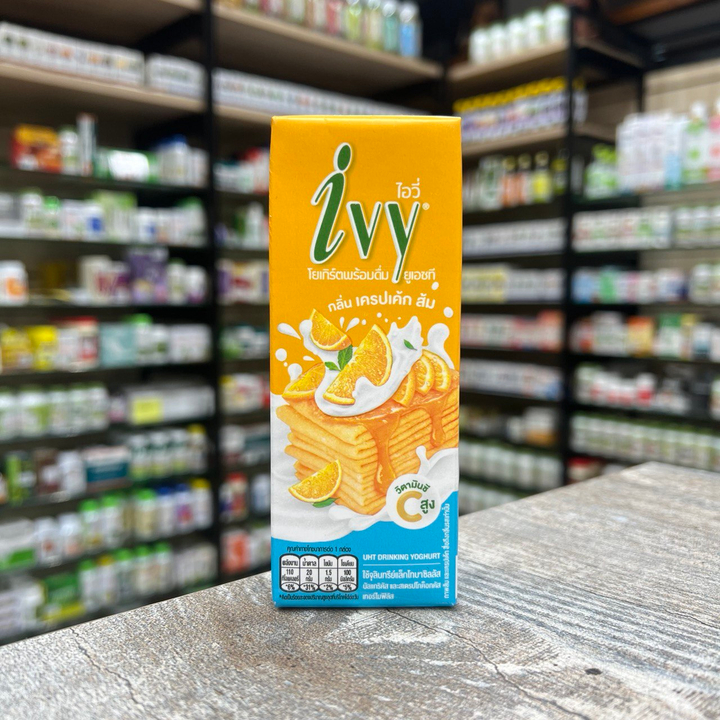 Йогурт питьевой Ivy Orange Crepe Cake Апельсиновый торт 180 мл