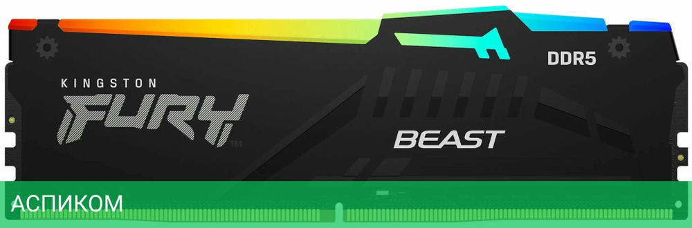Оперативная память Kingston Fury Beast RGB 16GB DDR-5 (KF560C30BBA-16)