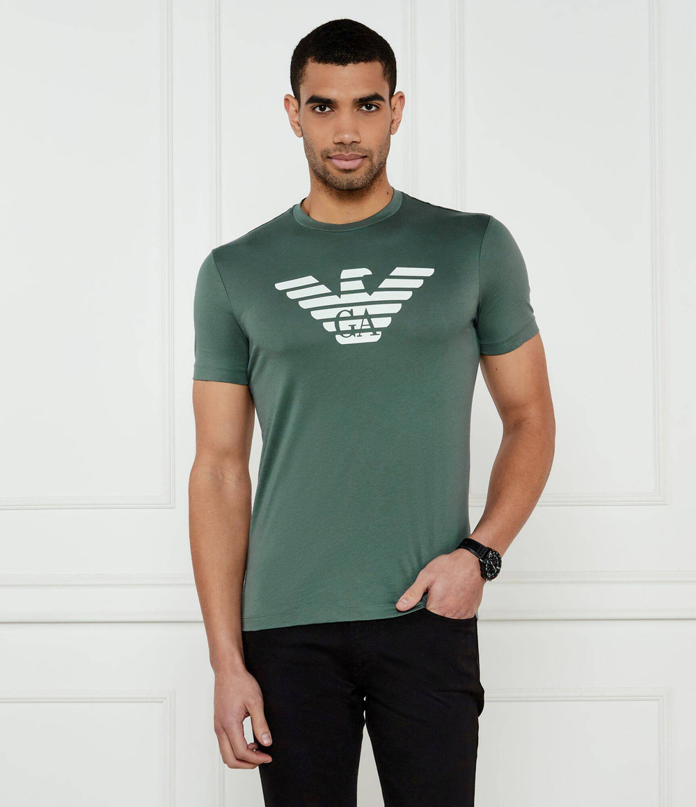 Футболка Emporio Armani - зеленый(8N1TN5 1JPZZ)