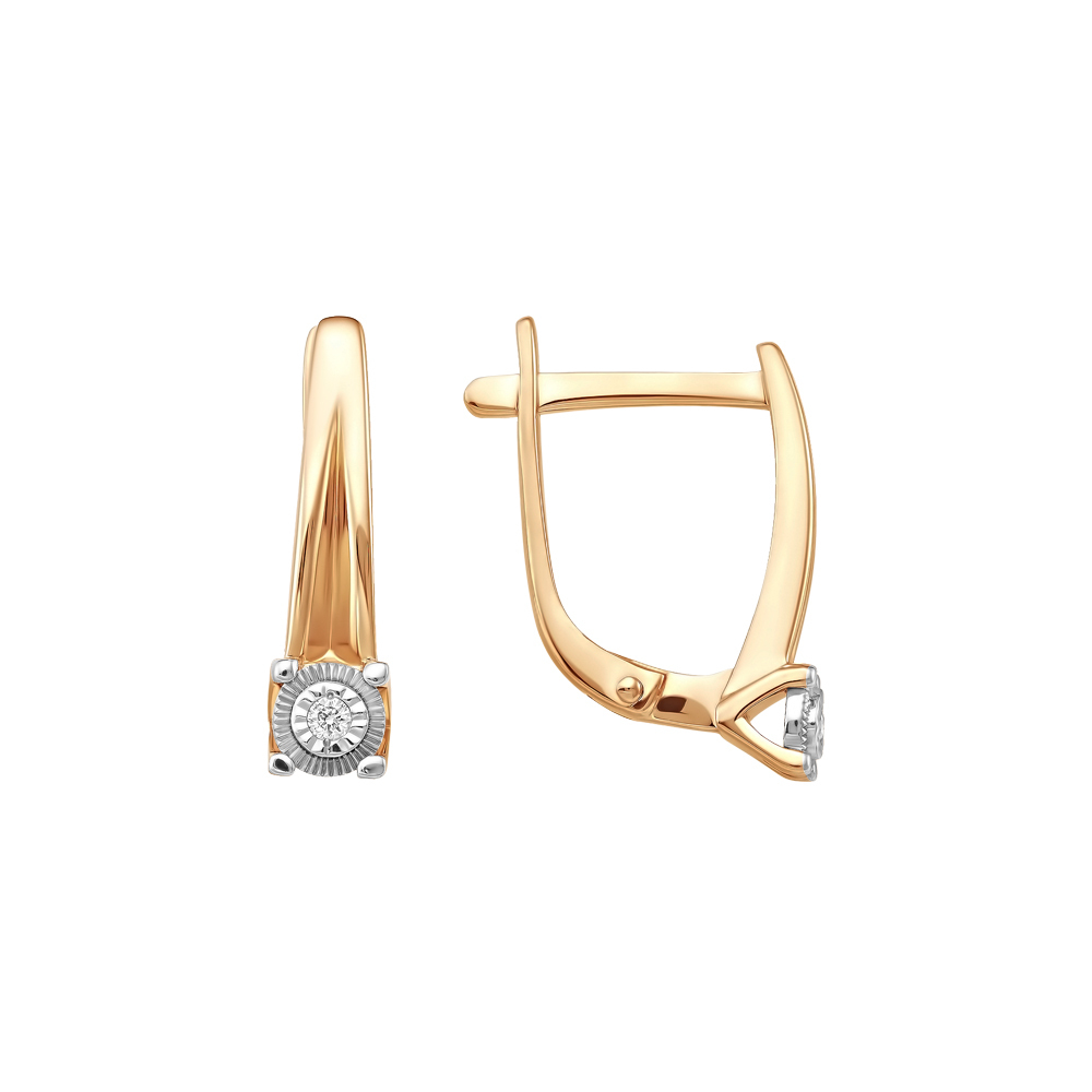 Серьги из золота 585 пробы