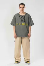 Футболка Codered Just Like in 96 Антрацит Меланж/Желтый принт