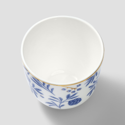 Набор из 2 кофейных стаканов Farforite «Голубые ели» 220 мл в подарочной коробке