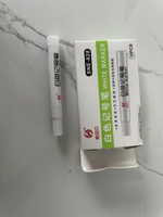 Маркер-краска перманентный, белый цвет.