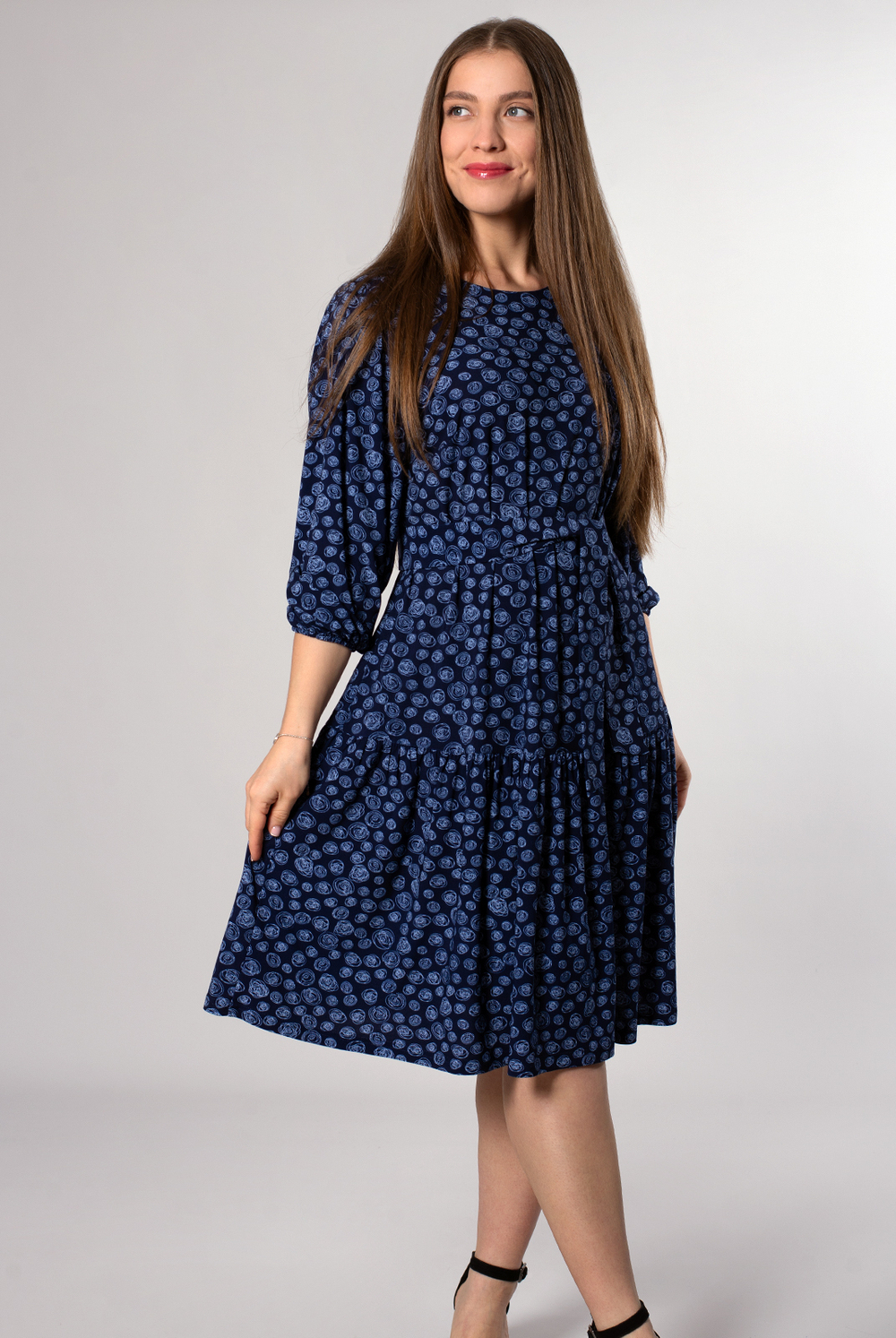 Платье женское 3211ЛПА, галактика #172Гал053211ЛПА