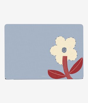 Виниловая наклейка DAISY (голубой) для MacBook