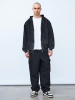 Худи на молнии Garment dyed 380 г