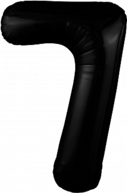 Р Цифра 7 Slim Черный (40''/102 см)