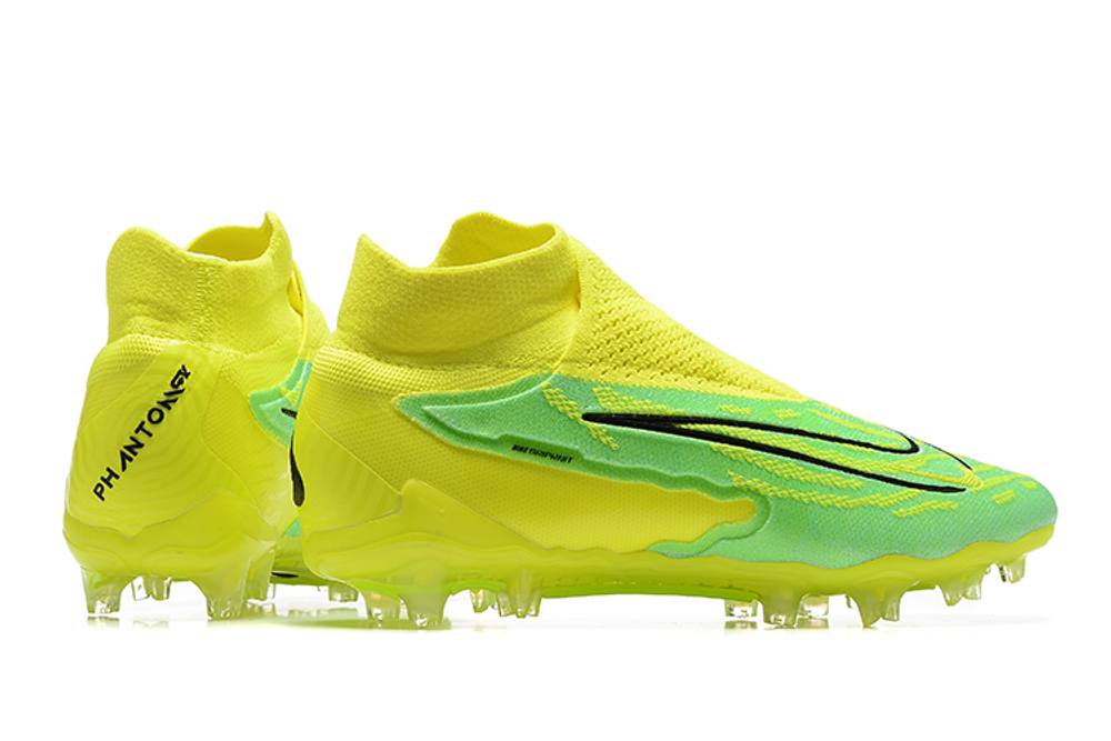 Бутсы Nike Phantom GX Elite FG (Желтый+зеленый)