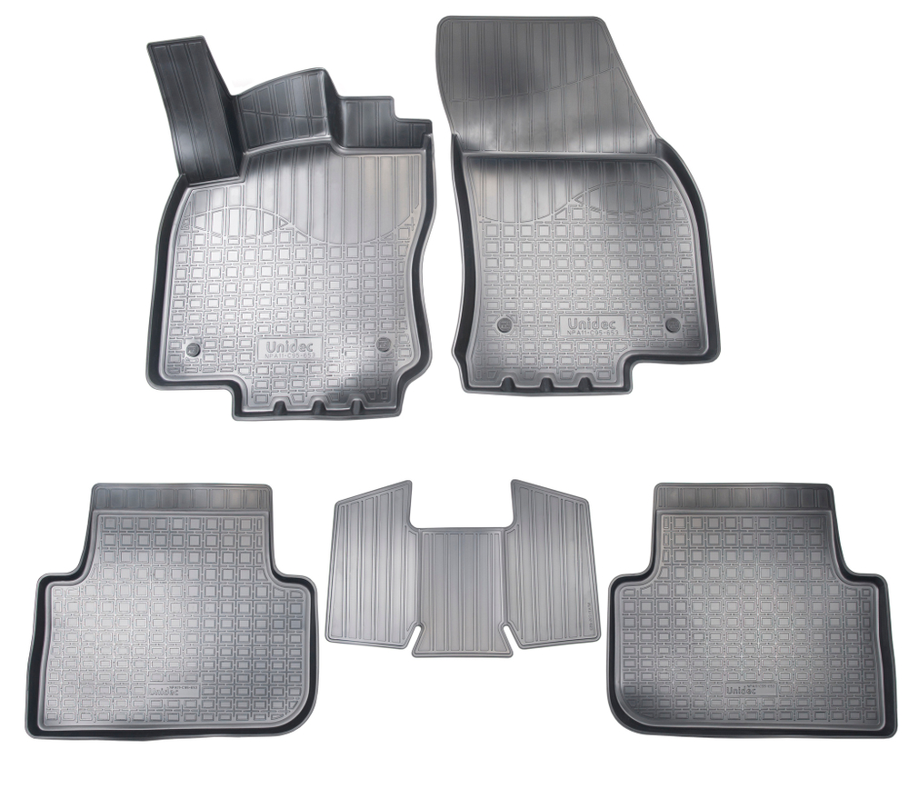 Ковры в салон Norplast/Unidec для Volkswagen Tiguan II (2016-)Полиуретан,Черный, арт.NPA11-C95-653