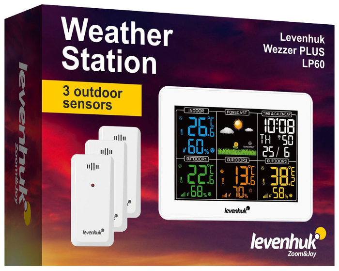 Метеостанция Levenhuk Wezzer PLUS LP60