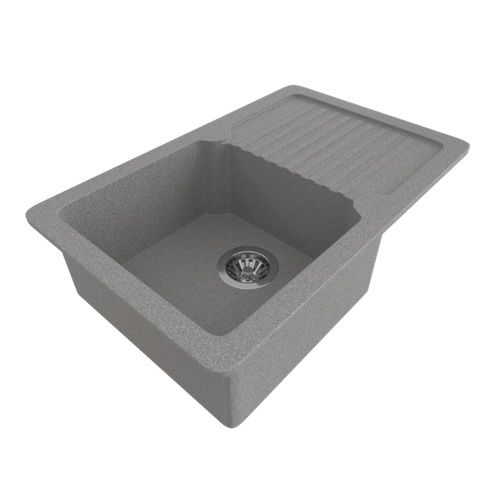 Мойка ML-GMS24 СТАНДАРТ с крылом , темно-серый (309), 765*490*200мм