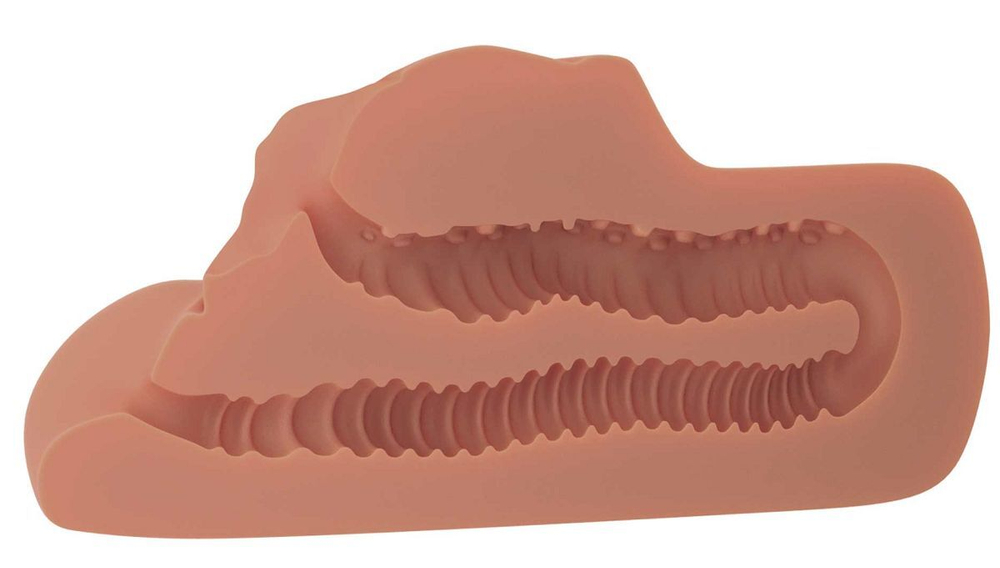Кофейный мастурбатор Perfect Pussy Double Stroker (Цвет: кофейный)