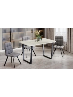 Стол кухонный Белый дуб 130х80х75 см