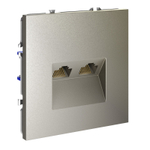 Розетка компьютерная встраиваемая VOLTUM S70 двойная RJ45+RJ45 кат.6, (шелк)