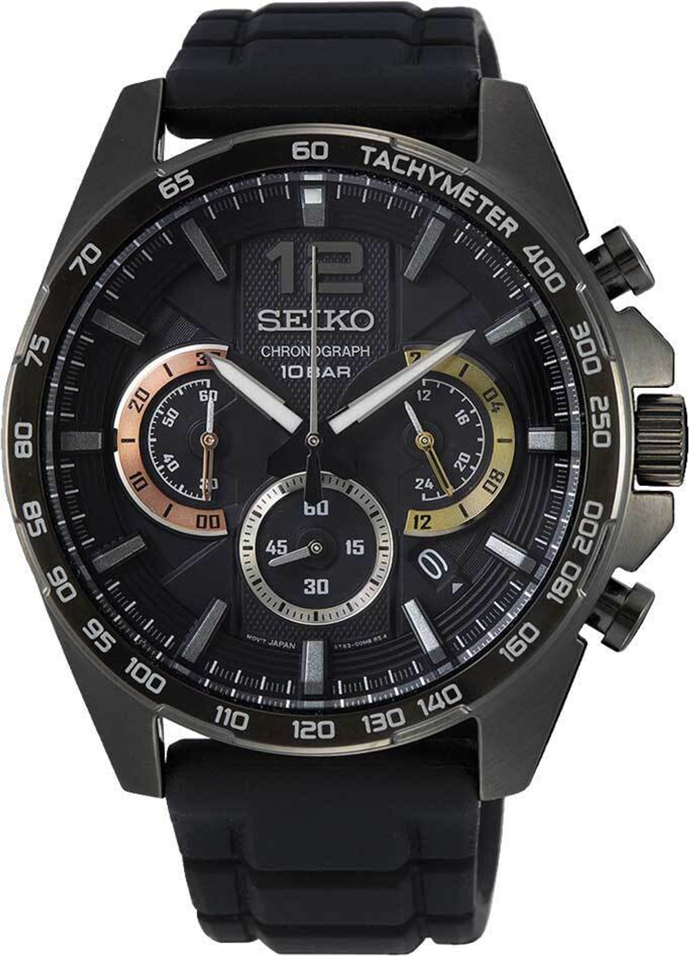 Японские наручные часы Seiko SSB349 с хронографом