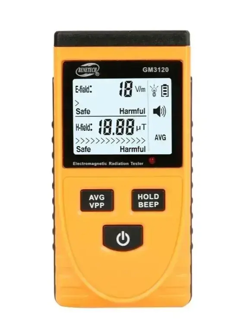 Измеритель электромагнитного поля (тестер электрического и магнитного излучения) Benetech GM3120