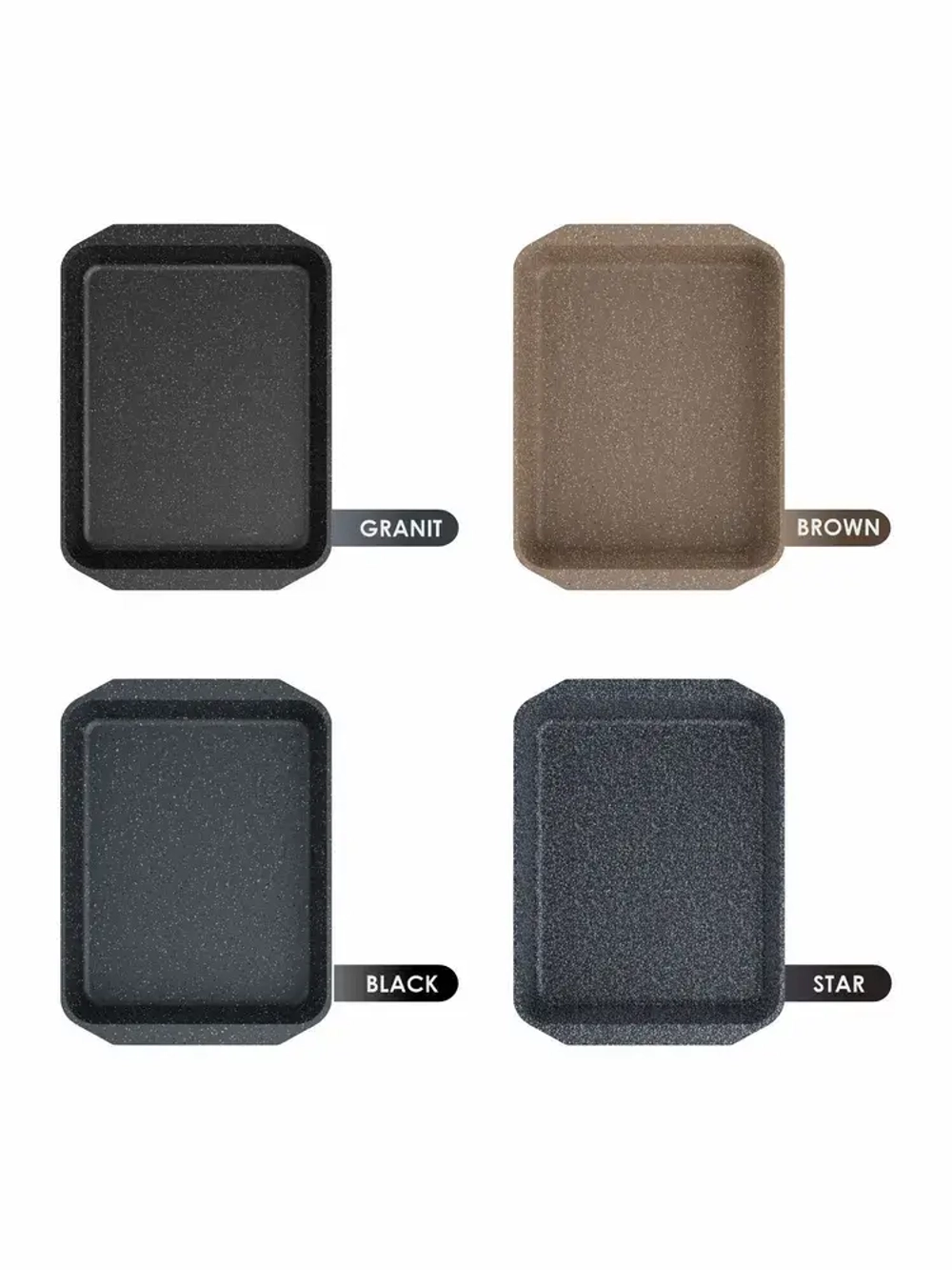 Противень "Мечта" Гранит от 19*27см до 40*30см