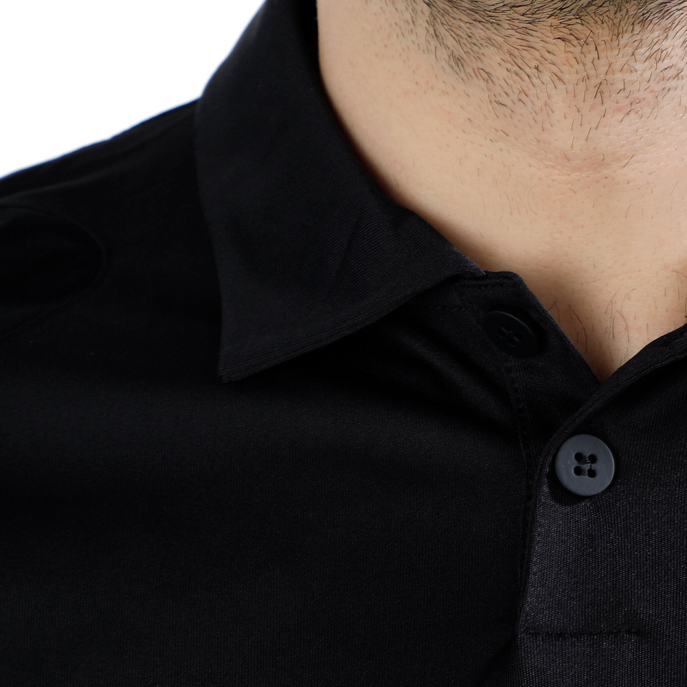 Мужское теннисное поло adidas Club 3 Stripes Polo Men - Black, White