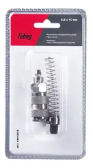 Разъемное соединение Fubag рапид (муфта), пружинка для шланга 6,5×10 мм в блистере