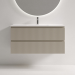 Тумба подвесная SANCOS Snob R 995х390х500, c двумя ящиками оснащенными доводчиками, Beige Soft , арт.SNR100/39CE