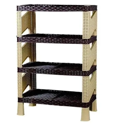 Полка для обуви Плетёнка (Шоколадно-бежевый)